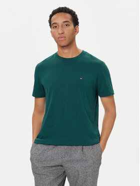 Tommy Hilfiger Tommy Hilfiger T-Shirt Ess Seasonal MW0MW39995 Zielony Regular Fit