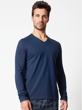 Huber Huber T-Shirt 117102 Granatowy Regular Fit