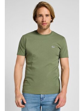 Lee Lee T-shirt WOBBLY LEE TEE Verde Regular Fit