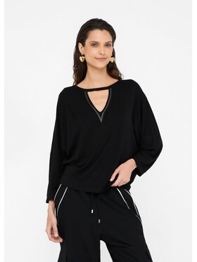 Liu Jo Liu Jo T-Shirt TF5185JS36022222 Czarny Regular Fit