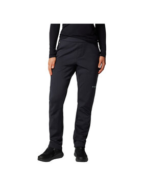 Columbia Columbia Spodnie dresowe Columbia Vest Canyon High-Rise Softshell Pant Czarny Regular Fit