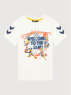 Hummel Hummel T-Shirt SPACE JAM Tres 215864 Biały Regular Fit