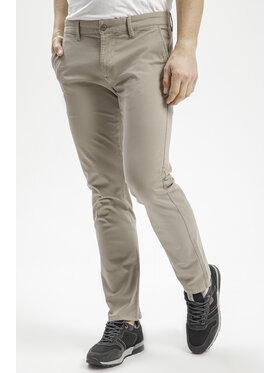 Cross Jeans Cross Jeans Chinosy F 194-697 Szary Slim Leg