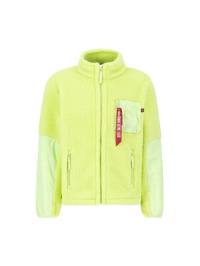 Alpha Industries Alpha Industries Kurtka outdoor Sherpa Zip-Jacket Żółty Regular Fit