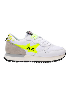 SUN68 SUN68 Sneakers SUN68 Sneaker Donna Stargirl transparent patch Z33213 0163 Bianco Multicolore