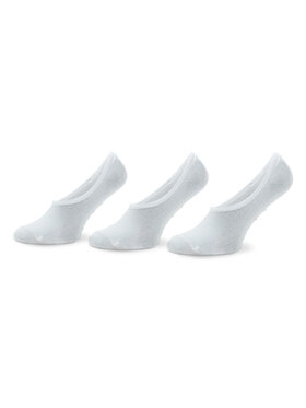 Dickies Dickies Set od 3 para ženskih niskih čarapa Invisible DK0A4XJZ Bijela