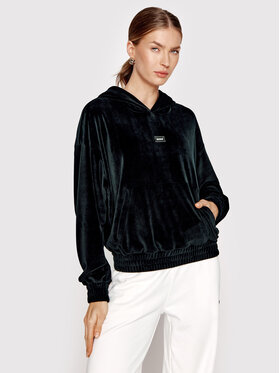 Sprandi Sprandi Bluză Velvet SP22-BLD510 Negru Regular Fit