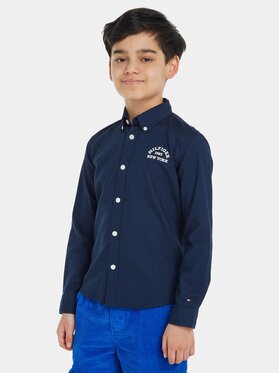 Tommy Hilfiger Tommy Hilfiger Camicia Varsity KB0KB08516 Blu scuro Regular Fit