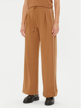 Max Mara Leisure Max Mara Leisure Spodnie dresowe Curve 2426786068 Brązowy Regular Fit