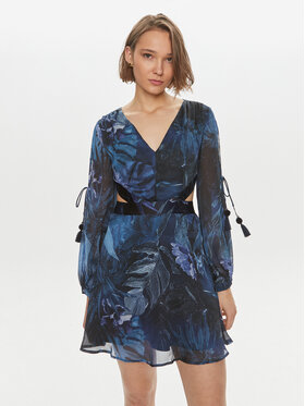 Guess Guess Sukienka codzienna W3GK81 WCWF2 Kolorowy A-Line Fit