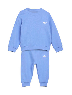 adidas adidas Tepláková souprava Loose Waffle Sweat Jogger Set KT1799 Modrá Regular Fit