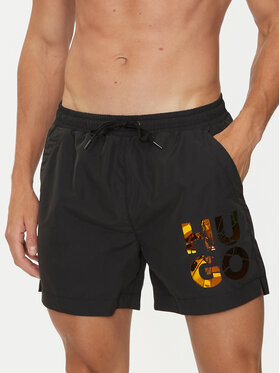HUGO Hugo Szorty kąpielowe Rame 50524667 Czarny Regular Fit