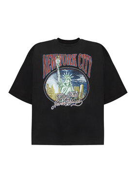 Magda Matyja Magda Matyja T-Shirt NYC T-SHIRT Czarny Oversize