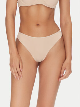 Tommy Hilfiger Tommy Hilfiger Stringi UW0UW05214 Beżowy