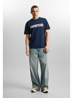 PROSTO. PROSTO. T-Shirt ST KL261MTEE1121 Granatowy Regular Fit