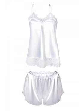 DKaren Lingerie DKaren Lingerie Komplet bielizny Megan Biały Classic Fit
