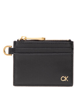 Calvin Klein Calvin Klein Étui cartes de crédit Ck Icon 4Cc Holder W/Zip K50K509612 Noir