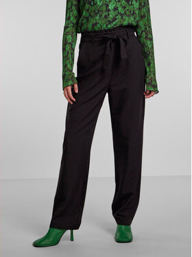 Pieces Pieces Hlače iz tkanine Boss 17133543 Črna Straight Fit