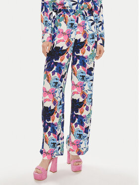 YAS YAS Kalhoty z materiálu Alara 26033658 Barevná Loose Fit