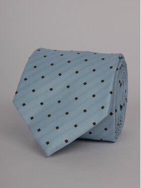 LARS LARS Krawat P3019 Niebieski