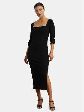 LAUREN RALPH LAUREN LAUREN RALPH LAUREN Džemper haljina 200978539001 Crna Slim Fit