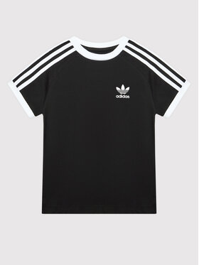 adidas adidas Marškinėliai adicolor 3-Stripes HK0264 Juoda Relaxed Fit