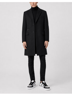 PHILIPP PLEIN PHILIPP PLEIN Zimní kabát 31440 Černá Regular Fit