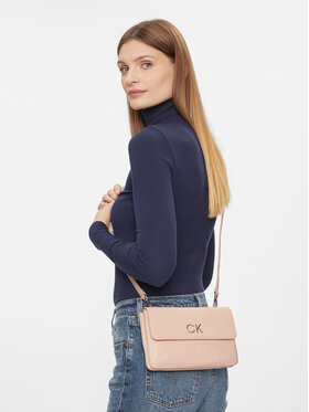 Calvin Klein Ročna Torba Re-Lock Dbl Crossbody Bag Pbl K60K609140 Roza