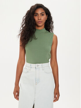 Vero Moda Vero Moda Топ Mary 10306899 Зелений Tight Fit