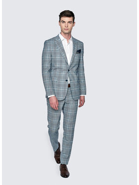 Pako Lorente Pako Lorente Spodnie garniturowe P23SF-6G-026 Niebieski Slim Fit