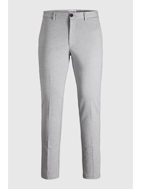 TeeShoppen TeeShoppen Chinosy 'Perform Collection' Szary Regular Fit