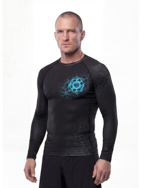 PITBULL PITBULL Koszulka techniczna RAY Niebieski Regular Fit