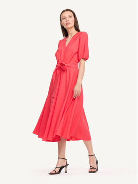KMX KMX Sukienka letnia 923950014 Różowy Flare Fit