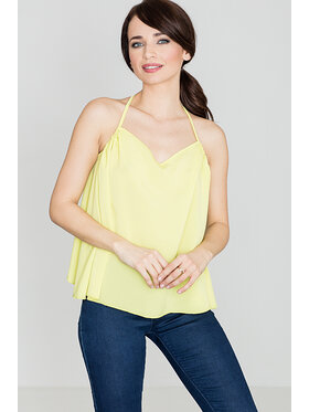 Lenitif Lenitif Bluzka K392 Zielony Regular Fit