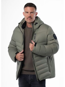 PITBULL PITBULL Kurtka przejściowa CRESTLINE Zielony Regular Fit