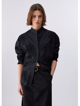 Liu Jo Liu Jo Koszula CA6170T039A22222 Czarny Loose Fit