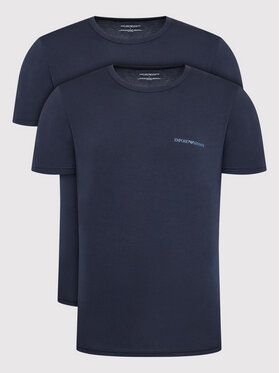 Emporio Armani Underwear 2 marškinėlių komplektas 111267 2F717 27435 Tamsiai mėlyna Slim Fit