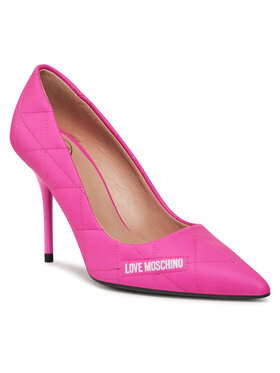 LOVE MOSCHINO Čevlji Z Visoko Peto JA10369G1IIE0604 Roza