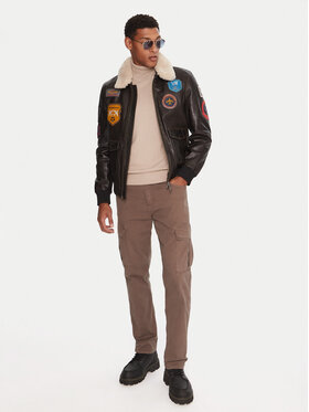 Μπουφάν δερμάτινο Milestone φωτογραφία