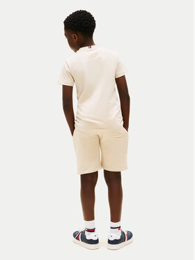 Tommy Hilfiger Tommy Hilfiger Тишърт Essential Logo KB0KB09666 Бежов Regular Fit