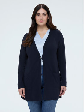 Fiorella Rubino Fiorella Rubino Kardigan M083L008355N034 Niebieski Slim Fit