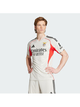 adidas adidas Koszulka techniczna Benfica 25/26 Away Jersey Beżowy Slim Fit