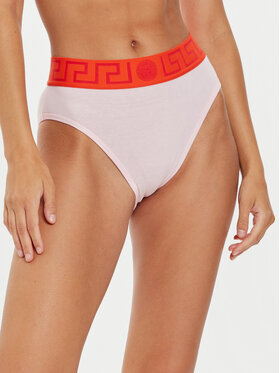 Versace Versace Klasické nohavičky s vysokým pásom AUD01050 1A1001 Ružová