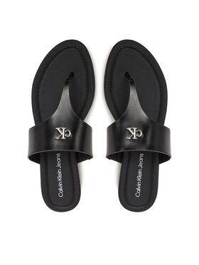 Calvin Klein Jeans Calvin Klein Jeans В'єтнамки Flat Sandal Toepost Mg YW0YW01691 Чорний