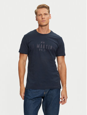 La Martina La Martina T-shirt ZMR322 JS206 Tamnoplava Regular Fit