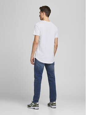 Jack&Jones T-shirt Noa 12113648 Bijela Long Line Fit