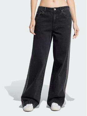 adidas adidas Jeansy Adicolor Czarny Loose Fit