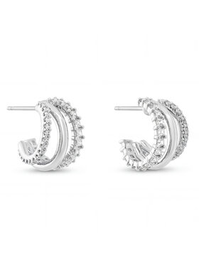 Swarovski Swarovski Kolczyki Hyperbola 5737110 Srebrny
