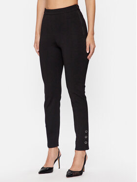 Guess Guess Παντελόνι υφασμάτινο Claudia W3YB04 KBJP2 Μαύρο Slim Fit