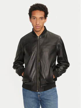 Pepe Jeans Pepe Jeans Шкіряна куртка Torno PM402986 Чорний Regular Fit